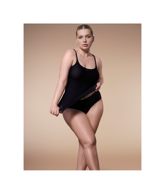 Koszulka Julimex FLEXI ONE Czarna Cienkie ramiączka