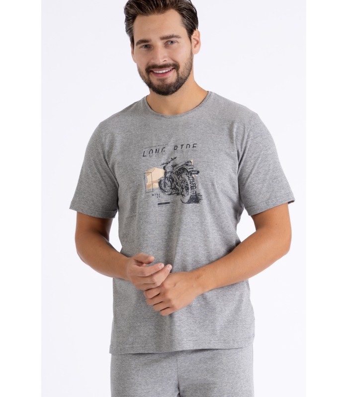 Piżama męska M-MAX 1462 Szary