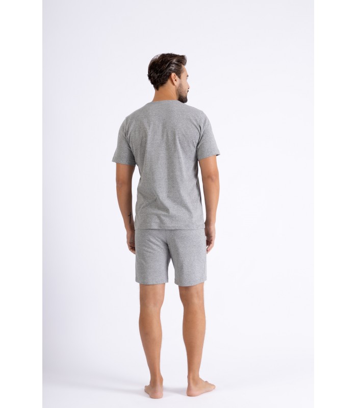 Piżama męska M-MAX 1462 Szary
