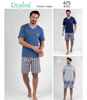 Piżama męska Regina 475 A Melange