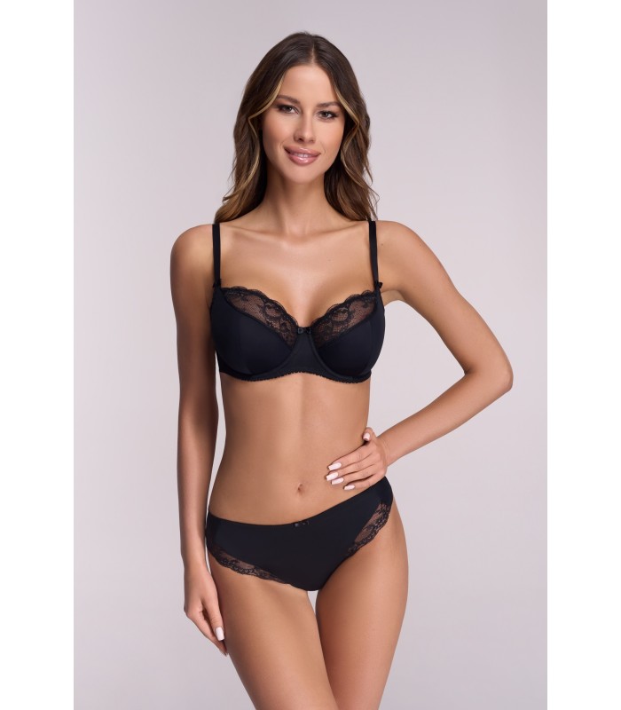 Biustonosz semi soft AV 2110 Azalea Czarny Maxi