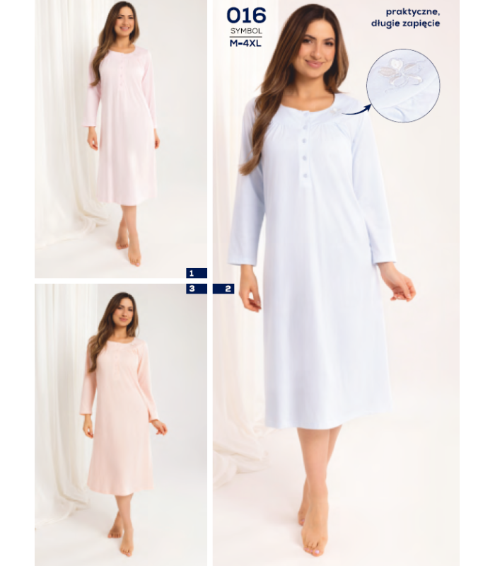 Koszula damska Regina 016 Morela