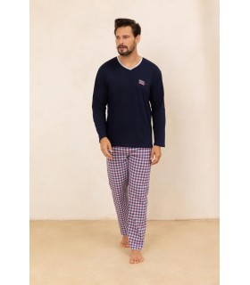 Piżama męska Regina 491 Granat