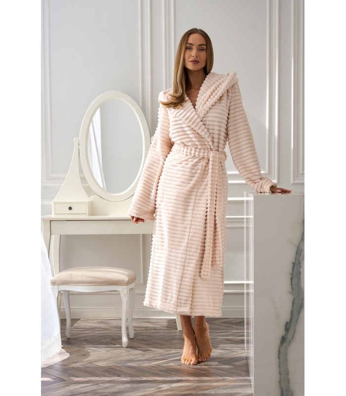 Szlafrok damski długi L&L 2599 Robin Morela