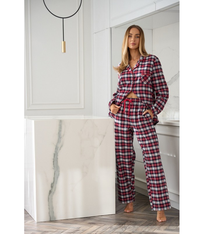 Piżama damska L&L 2475 ROXY Czerwona