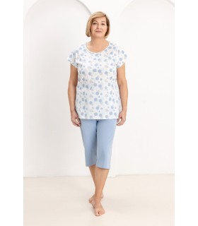 Piżama damska Regina 730 A Niebieska