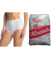 Figi LAMA 6-pack Manuela L/XL Kwiatki