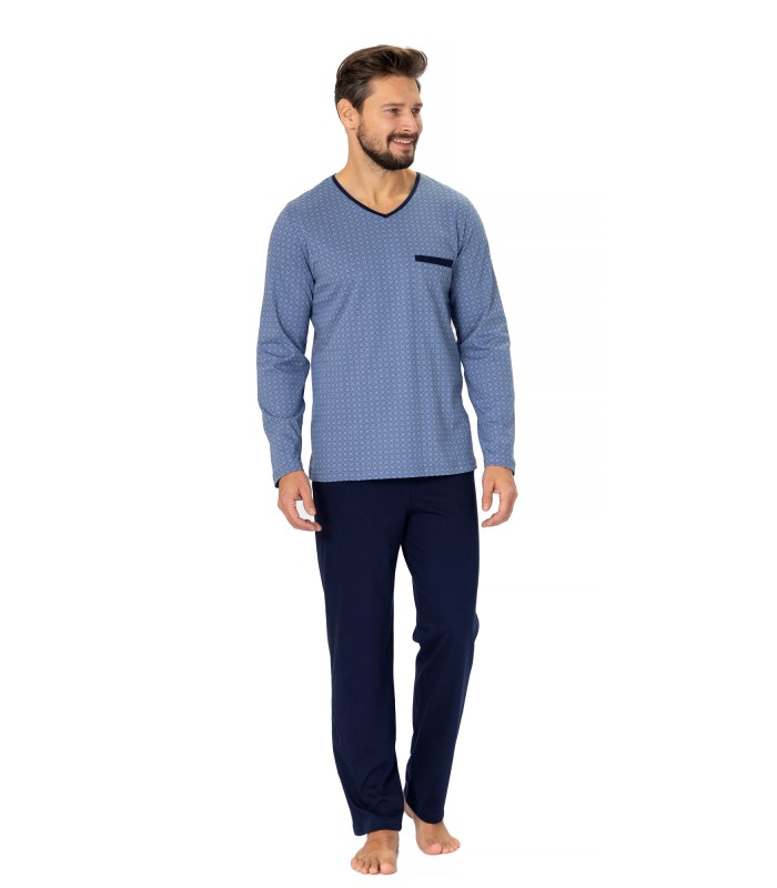 Piżama męska M-Max 995 Niebieska