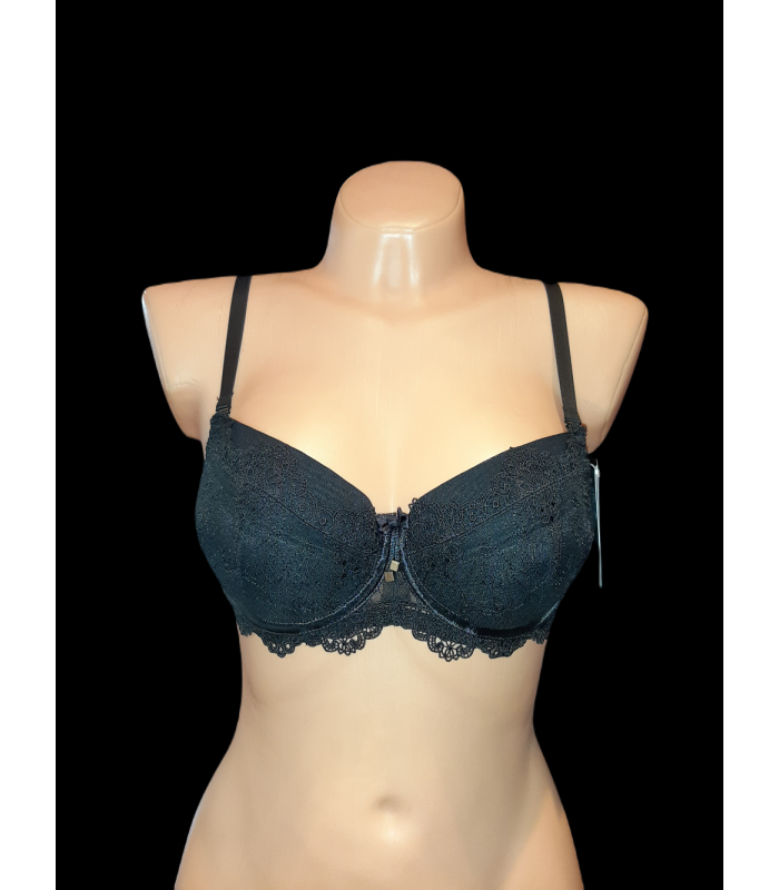 Biustonosz push up AV 1998 Czarny