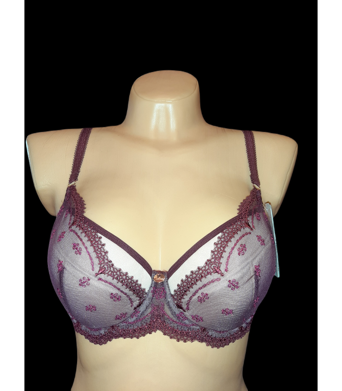 Biustonosz push up AV 1984 Wine