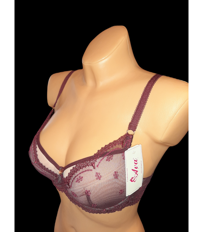 Biustonosz push up AV 1984 Wine