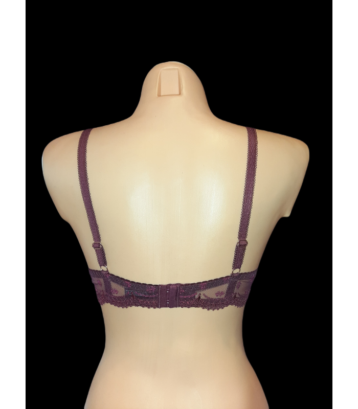 Biustonosz push up AV 1984 Wine