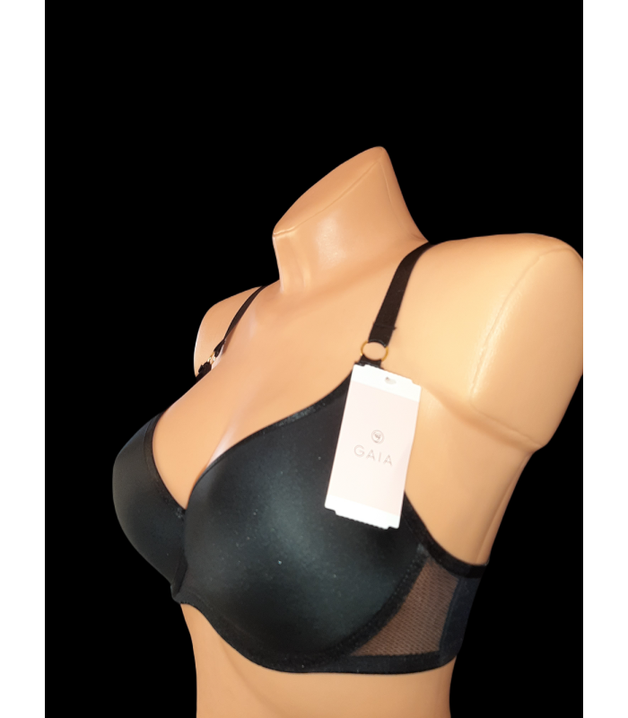 Biustonosz full cup GAIA 1082 Czarny
