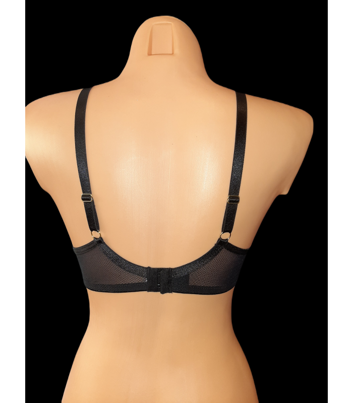Biustonosz full cup GAIA 1082 Czarny